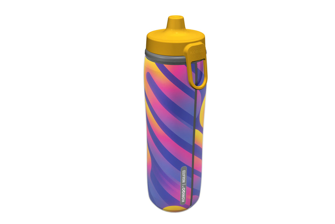 KORIQO Heat Wave bottle — angle view