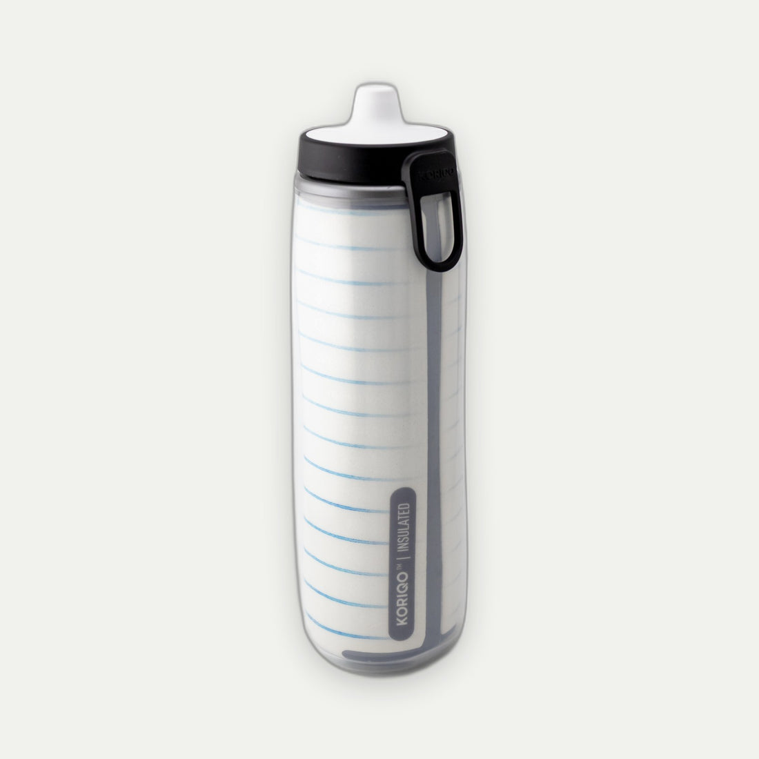 KORIQO Read Between bottle — angle view