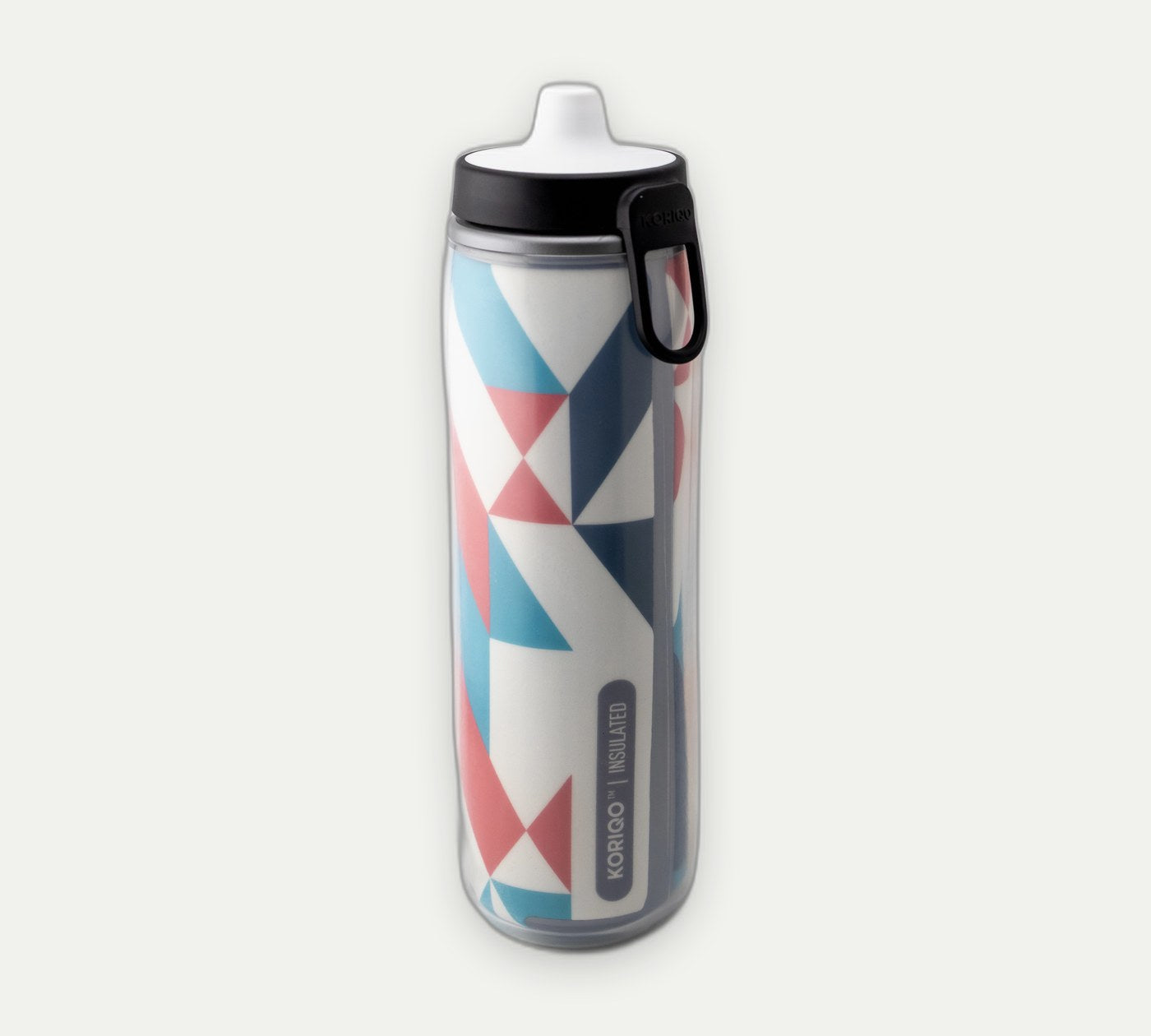 KORIQO Fast Break bottle — sport full-wrap print, studio shot